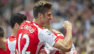 Olivier Giroud double keeps Arsenal on course for top four finish 