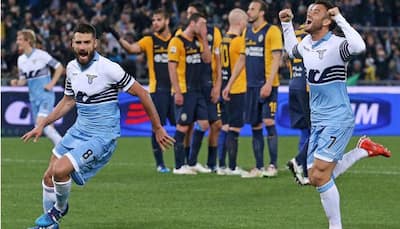 Lazio`s Felipe Anderson watched by United scouts