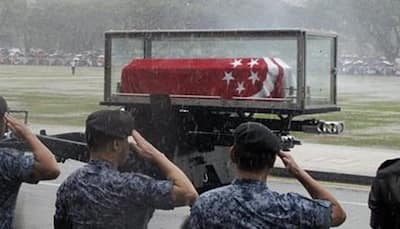 Rain-soaked farewell for Lee Kuan Yew as Singapore honours him with grand state funeral