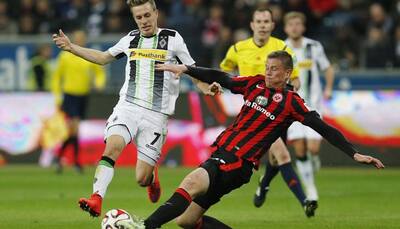 Borussia Moenchengladbach's winning run ends with draw at Eintracht Frankfurt