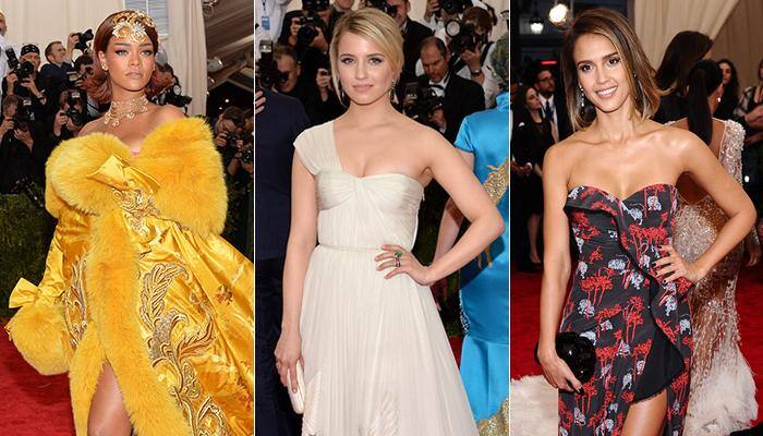 Rihanna S Canary Yellow Gown Steals The Show At Met Gala 2015 Fashion News Zee News
