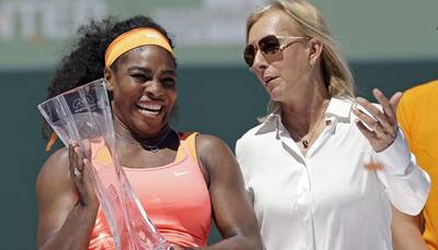 Serena Williams on fast track to break record: Martina Navratilova
