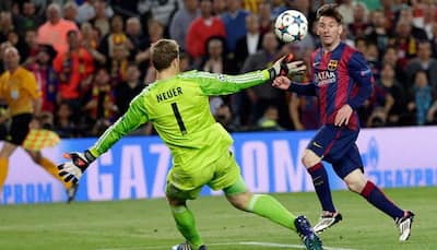 Champions League semi-final: Lionel Messi nets double as Barca romp past Bayern