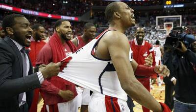 Paul Pierce`s buzzer-beater lifts Wizards over Hawks