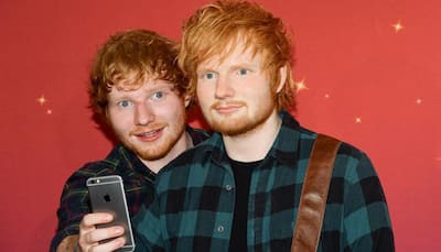 Singer Ed Sheeran and his ''lazy eye'' immortalized in wax