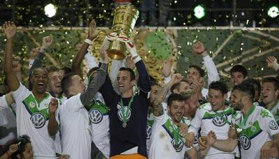 Wolfsburg win German cup to ruin Jurgen Klopp`s farewell