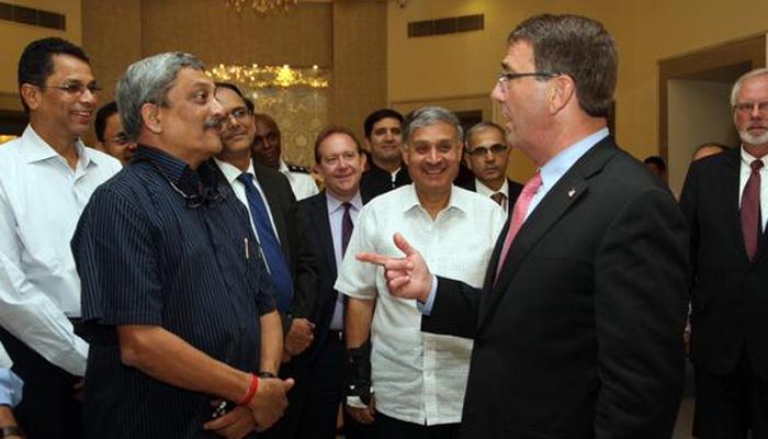 India-US ink ground-breaking defence projects, Carter meets Modi, Sushma India-US ink ground-breaking defence projects, Carter meets Modi, Sushma