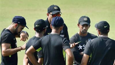 Indian team hits the nets in Mirpur on arrival
