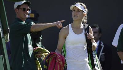 Eugenie Bouchard faults with black bra at Wimbledon