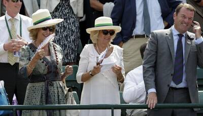 Royal approval as Duchess of Cornwall, Camilla pockets Andy Murray sweatband