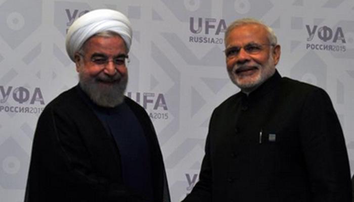 PM Narendra Modi meets Iran President Hassan Rouhani PM Narendra Modi meets Iran President Hassan Rouhani