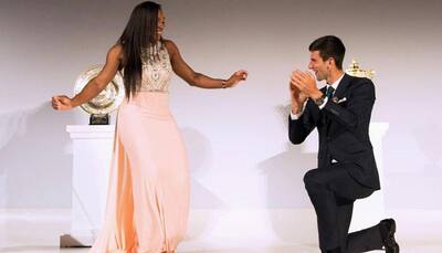 Novak Djokovic, Serena Williams hit fever pitch in Wimbledon celebration
