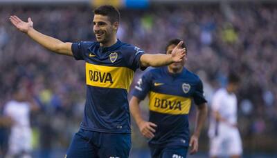 Jonathan Calleri "rabona" sets up Boca win on Carlos Tevez return