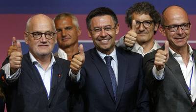 Barcelona president Josep Maria Bartomeu must resolve sponsorship deal