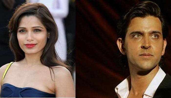 Freida Pinto doesn&#039;t pick up &#039;fan&#039; Hrithik Roshan&#039;s phone!