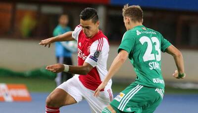 UCL qualifiers: Ajax squander two-goal lead against 10-man Rapid Vienna