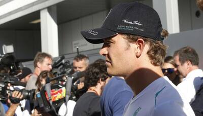 Nico Rosberg fastest in Belgium despite tyre blowout