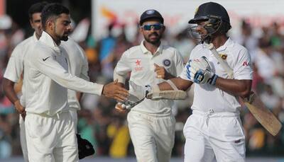 India vs Sri Lanka: 2nd Test, Day 4 - Rahane ton helps visitors set 413-run target, Sangakkara swansong ends in disappointment