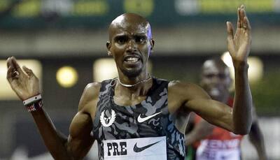 World Athletics Championships: Mo Farah stumbles into 5,000m final