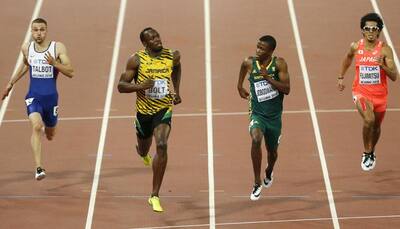 Justin Gatlin, Usain Bolt qualify 1-2 for 200m final at Beijing World Athletics Championships