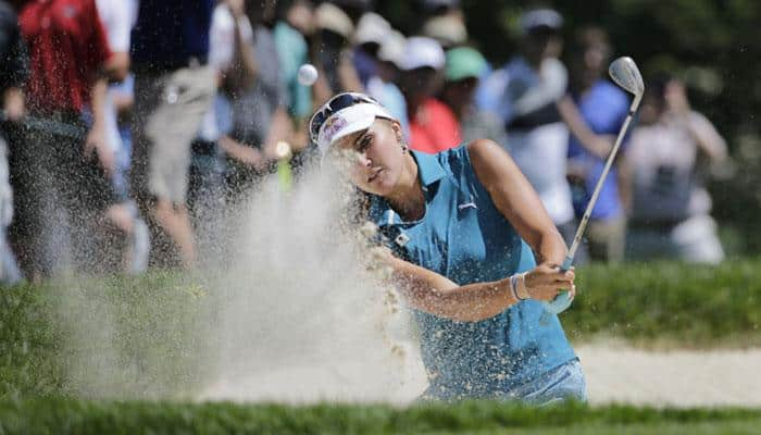 Sparkling start helps American Lexi Thompson tie for Evian lead