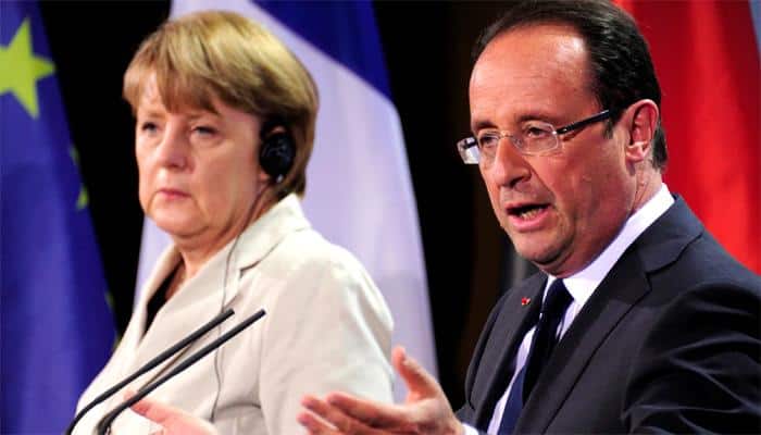 Merkel, Hollande call for special eurozone summit on Greece on Tuesday
