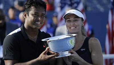 US Open: Leander Paes, Martina Hingis win mixed doubles title 