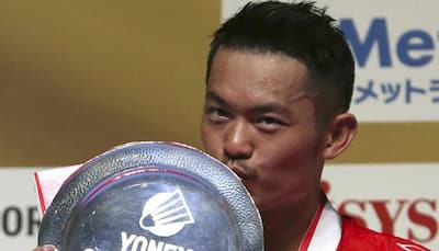 Lin Dan wins Japan Open men`s singles crown
