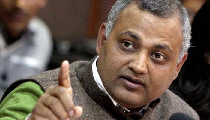 Delhi court dismisses Somnath Bharti&#039;s anticipatory bail plea