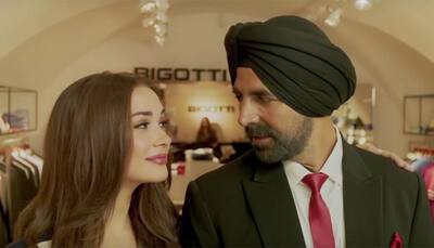 Watch: Akshay, Amy's 'Punjabi' romance in 'Mahi Aaja' song from 'Singh Is Bliing'