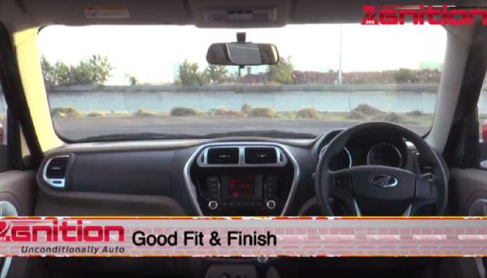 Watch: This is what the interior of Mahindra TUV300 looks like