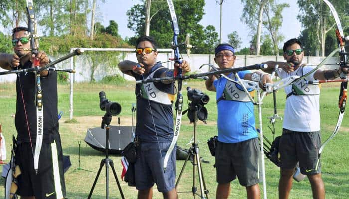 Indian recurve team tops men&#039;s seeds at 2016 Rio Olympics test event