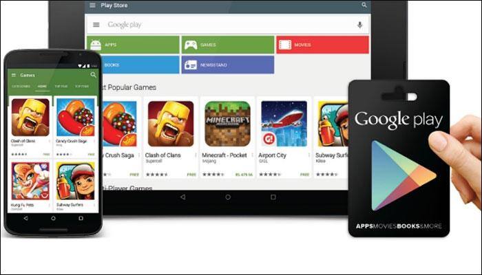 You can now buy Google Play gift cards with cash, starting at Rs 750