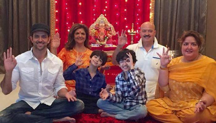 Check out: Three &#039;Roshan&#039; generations welcome Ganpati this festive season