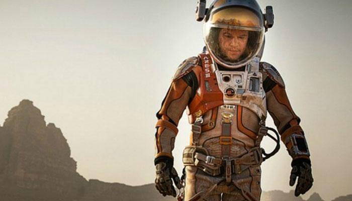 Astronauts aboard space station watch 'The Martian'