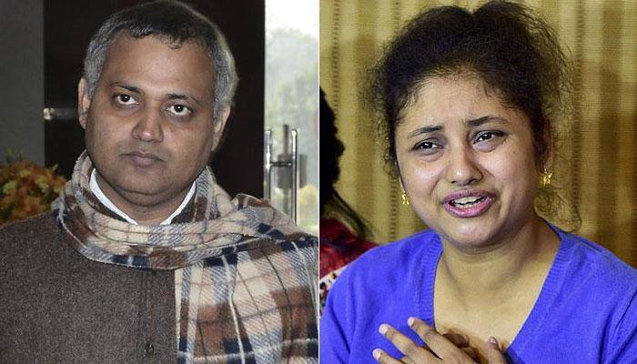 Why did Somnath Bharti's wife Lipika Mitra thank Arvind Kejriwal?