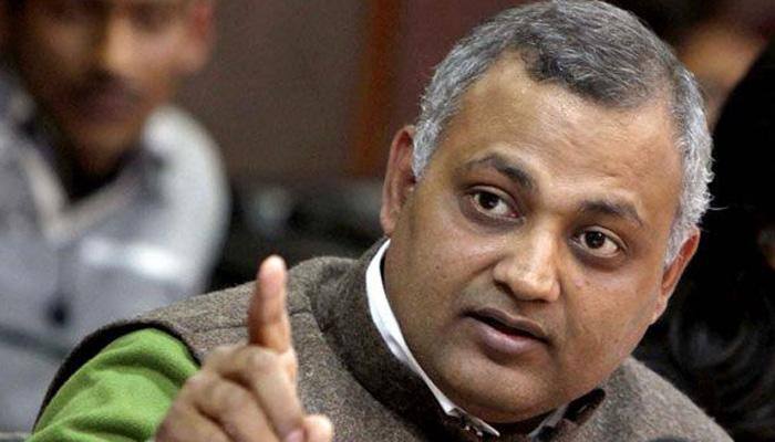 Somnath Bharti behaving like &#039;professional criminal&#039;, says Delhi Police