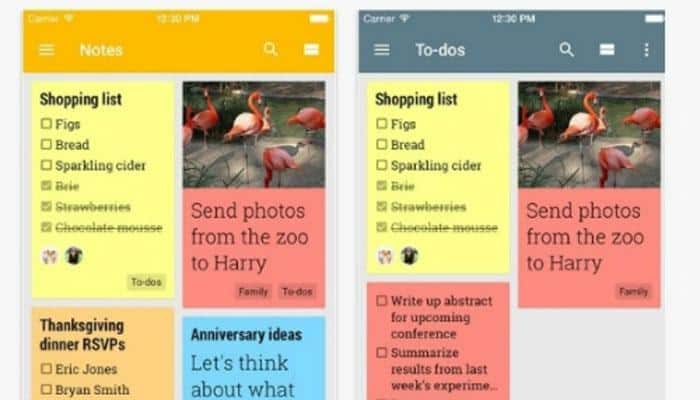 Google Keep now available on iTunes store for free