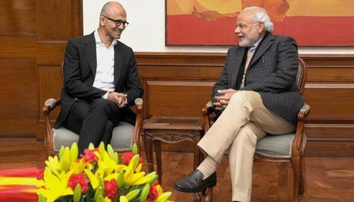 Microsoft plans to take technology to 5 lakh villages: Satya Nadella