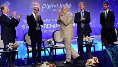 Narendra Modi talks of 'i-way' in Silicon Valley, ends up building 'e-way'