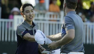 Bae Sang-moon back in Korea for Presidents Cup and military service