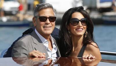 George Clooney celebrates first anniversary with quiet dinner
