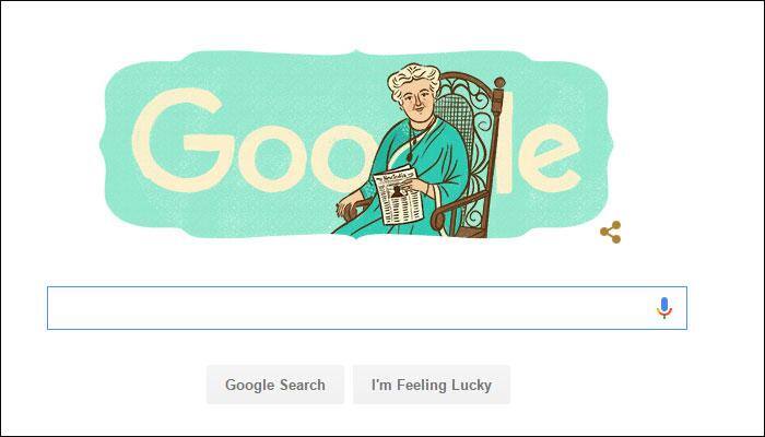 Google celebrates Annie Besant&#039;s 168th birth anniversary with a doodle