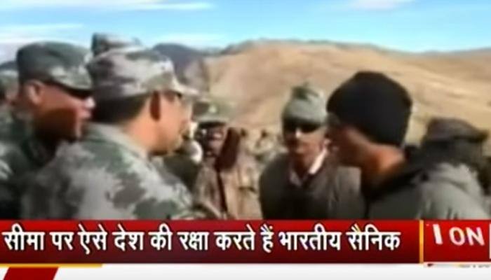 Brave Indian Army confronts Chinese troops at international border – Watch