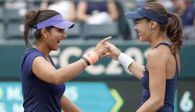 Sania Mirza-Martina Hingis in Wuhan Open doubles final
