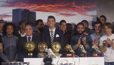 Real Madrid honour their goal-scoring machine CR7 with special awards