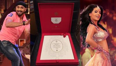 See in pic: Harbhajan Singh and Geeta Basra’s gorgeous wedding card!