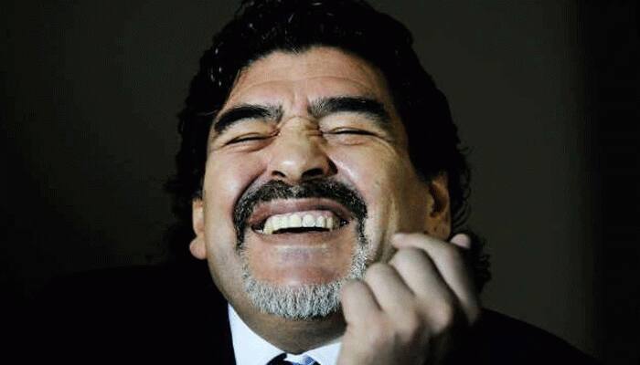 Maradona dances in changing room with Argentinan rugby team