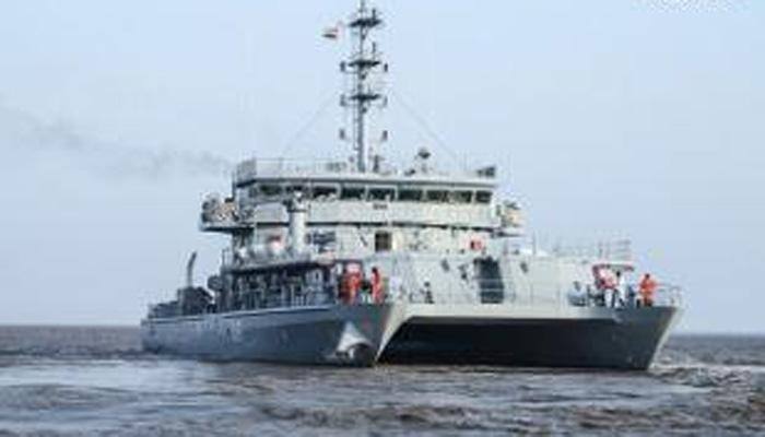 Indian Navy commissions indigenous torpedo recovery vessel - INS Astradharini 