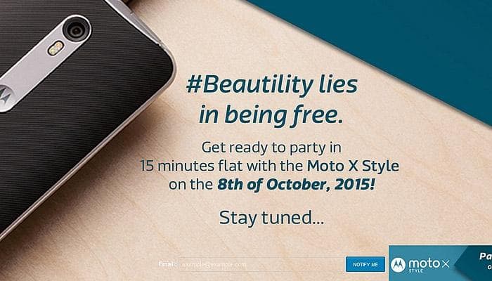 Moto X Style smartphone to launch on Thursday
